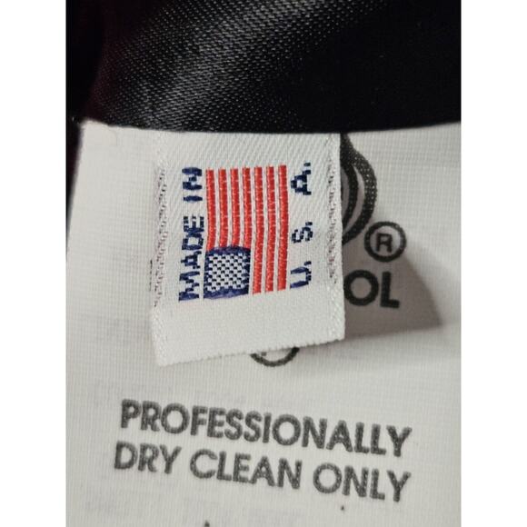 Authentic Mackintosh Vest Coat Wool Size 12 Vintage Made USA Hooded Red/Black - Picture 12 of 14